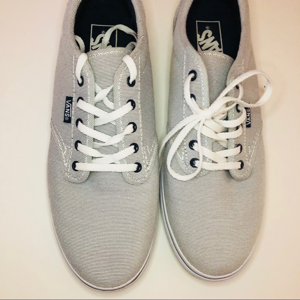 “Nautical” striped Vans